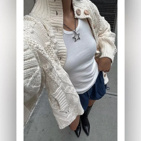 NWT Free People Heart You Cardigan Sweater - Picture 3 of 10